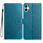 Til Samsung Galaxy A08 5G / A08 4G / A07 4G Læderetui med Kortlommer Mandala Mønster Telefoncover Stativ