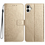 Til Samsung Galaxy A08 5G / A08 4G / A07 4G Læderetui med Kortlommer Mandala Mønster Telefoncover Stativ
