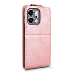 For Oppo Reno14 Pro 5G (Global) Stand Case Magnetic Clasp Vertical Flip Leather Phone Cover with Card Holder