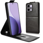 For Oppo Reno14 Pro 5G (Global) Stand Case Magnetic Clasp Vertical Flip Leather Phone Cover with Card Holder