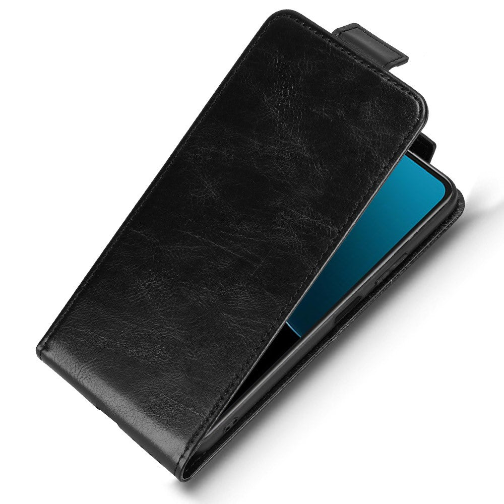 Huawei Nova Y73 4G / Enjoy 80 Stativskal Magnetiskt Spänne Vertikalt Flip Lädermobilskal med Korthållare