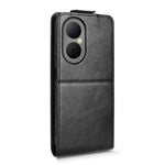 Huawei Nova Y73 4G / Enjoy 80 Stativskal Magnetiskt Spänne Vertikalt Flip Lädermobilskal med Korthållare