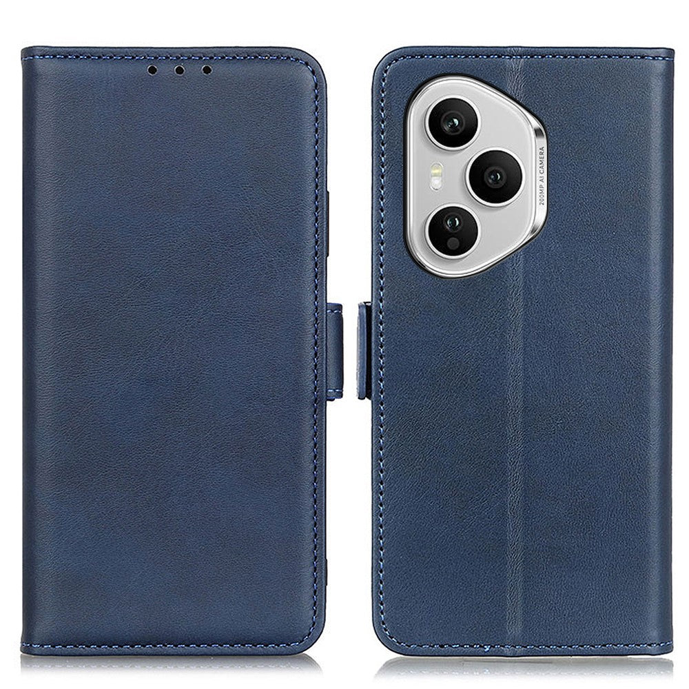For Honor 400 Pro 5G (Global) Cover med stander Kohudstruktur PU Læder Telefoncover