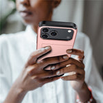 iPhone 18 Pro / 17 Pro Skal TPU/PC med Korthållare - Grå
