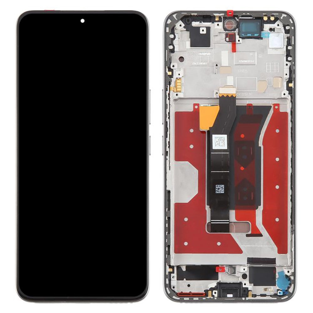 For Honor 300 AMM-AN00 OEM-grade S OLED-skærm og digitizer-enhed + ramme (uden logo)