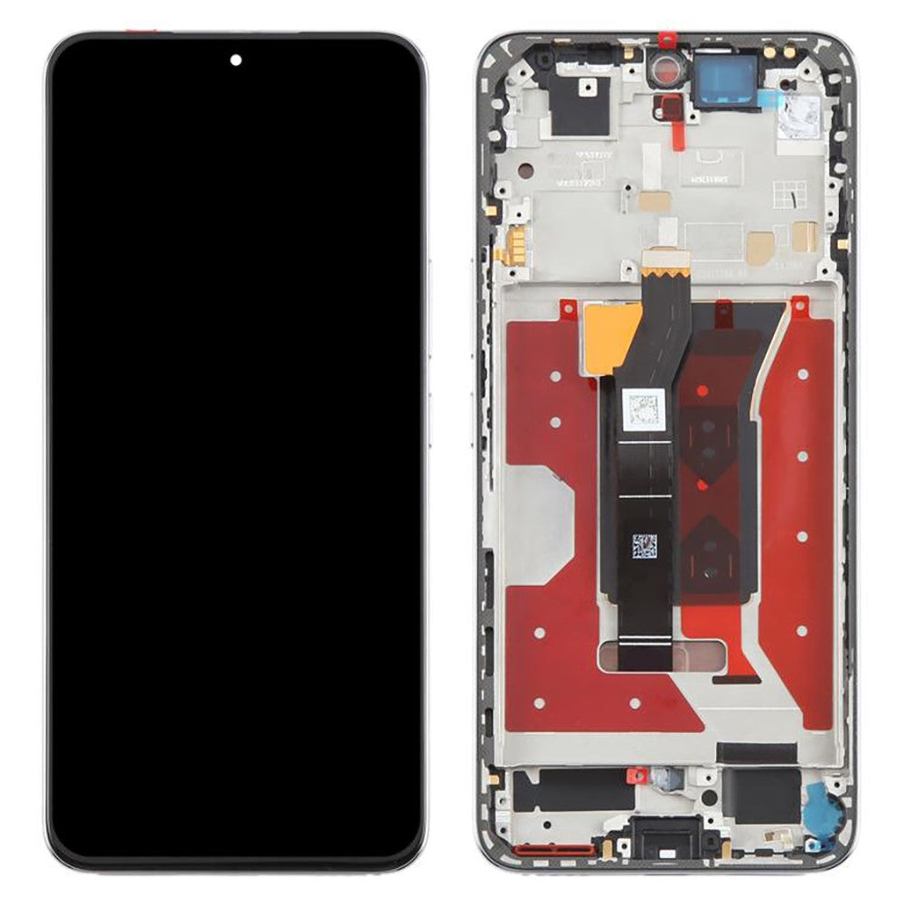 For Honor 300 AMM-AN00 OEM-grade S OLED-skærm og digitizer-enhed + ramme (uden logo)