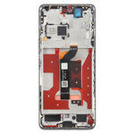 Til Honor 300 Pro AMP-AN00 OEM Grade S OLED-skærm og digitizer-enhed + ramme (uden logo)