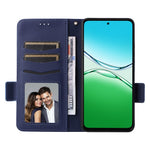 For Oppo A5 5G / 4G / A5m Case with Wrist Strap Litchi Texture PU Leather Wallet Phone Cover