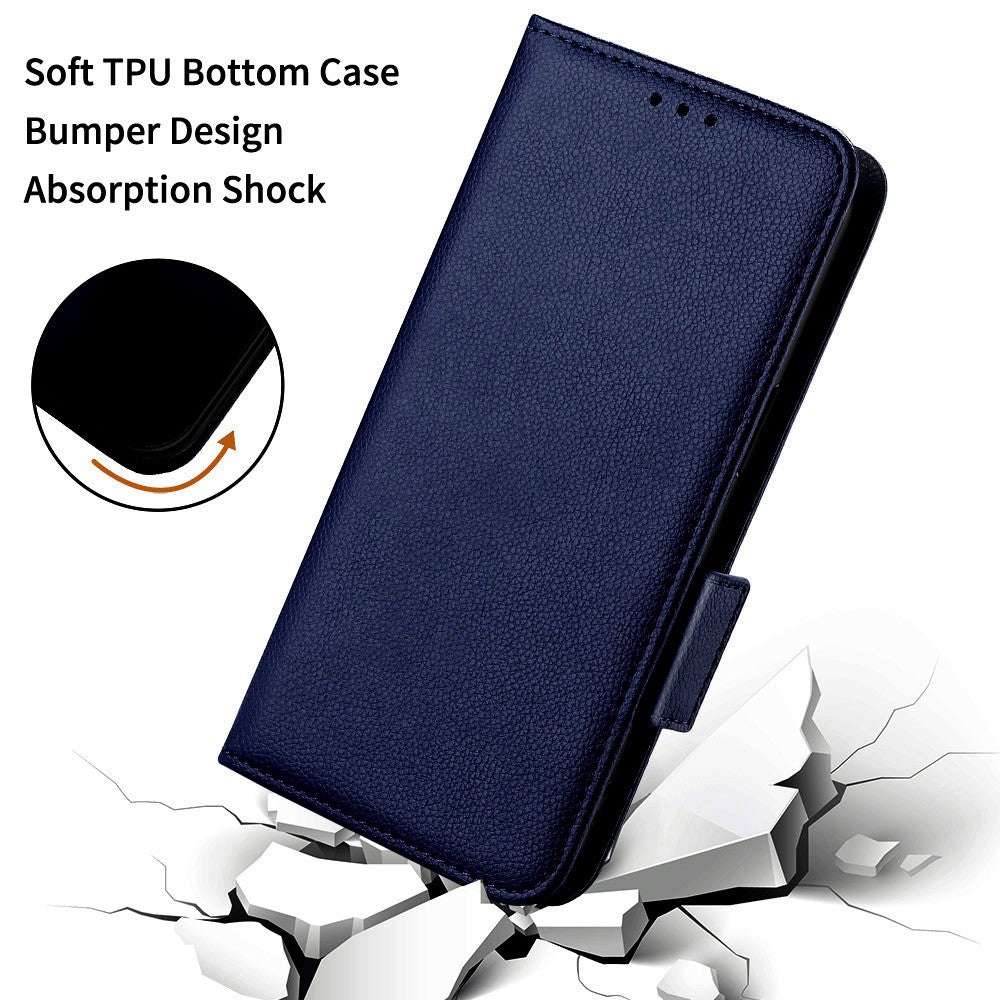 For Oppo A5 5G / 4G / A5m Case with Wrist Strap Litchi Texture PU Leather Wallet Phone Cover
