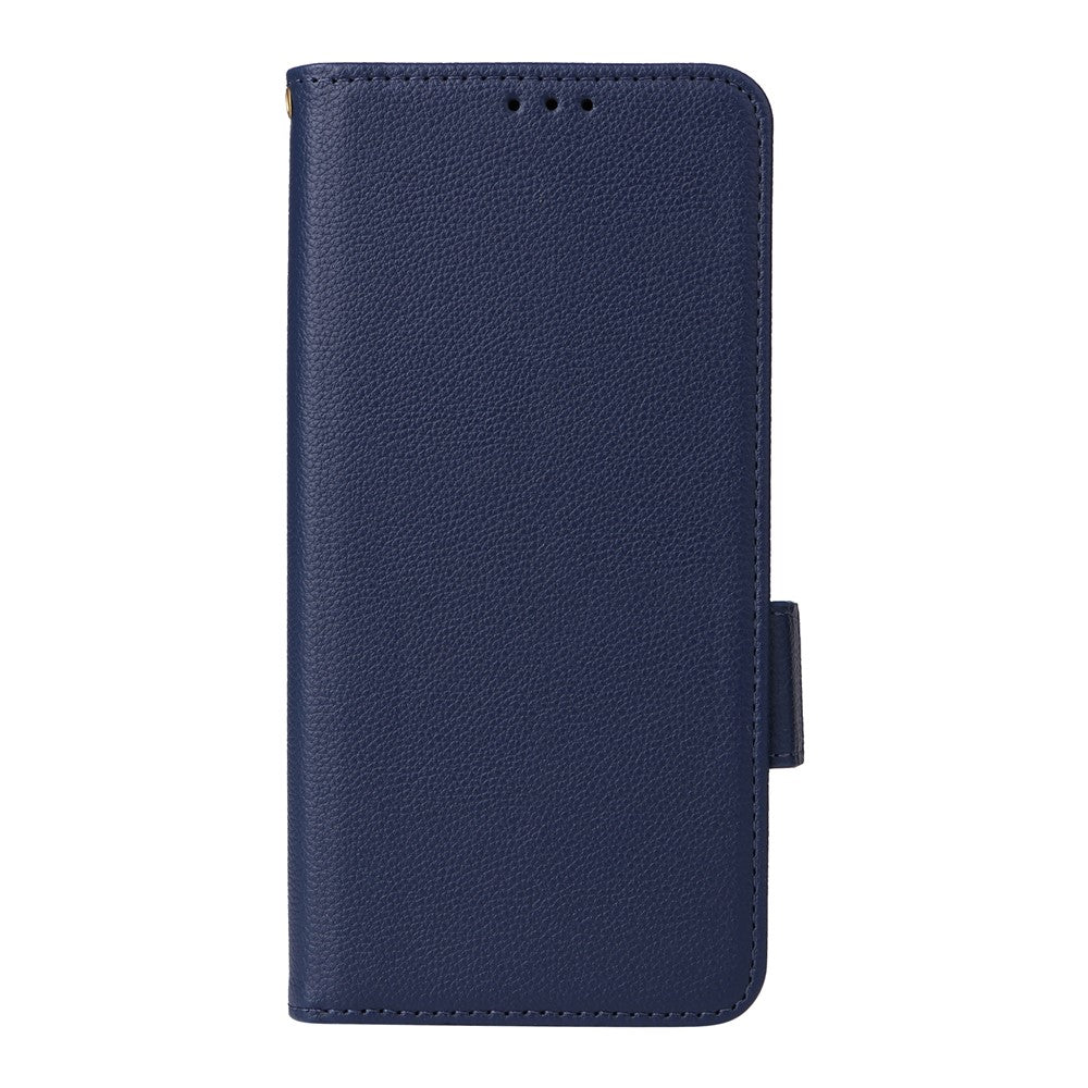 For Oppo A5 5G / 4G / A5m Case with Wrist Strap Litchi Texture PU Leather Wallet Phone Cover