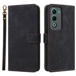 Til Oppo A5 5G / 4G / A5m Etui Pung RFID-blokerende PU læder telefoncover Stand med rem