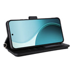 For Oppo Reno14 Pro 5G (Global) Case with Shoulder / Wrist Strap Leather Phone Cover Stand Wallet
