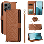 For Oppo Reno14 Pro 5G (Global) Case with Shoulder / Wrist Strap Leather Phone Cover Stand Wallet