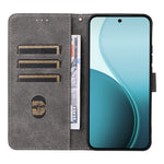 For Oppo Reno14 Pro 5G (Global) Case Wallet RFID Blocking PU Leather Phone Cover Stand with Strap