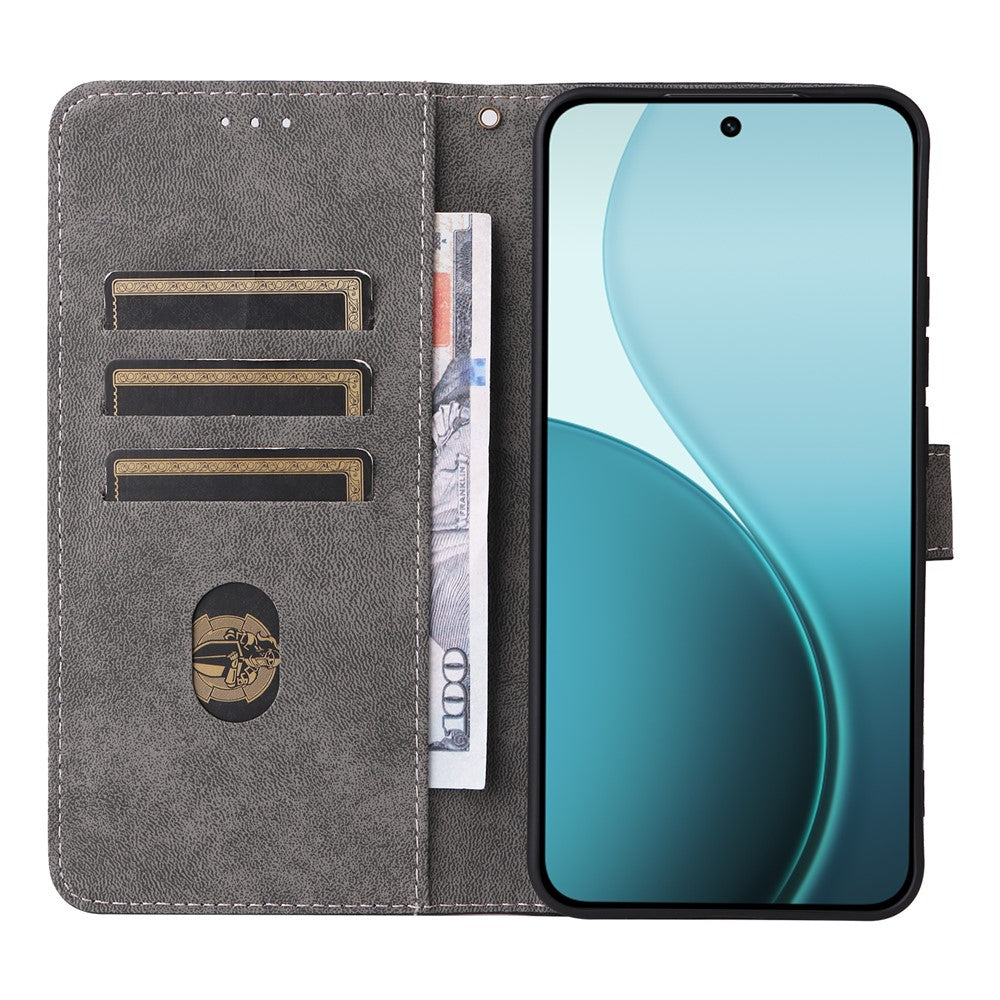 For Oppo Reno14 Pro 5G (Global) Case Wallet RFID Blocking PU Leather Phone Cover Stand with Strap