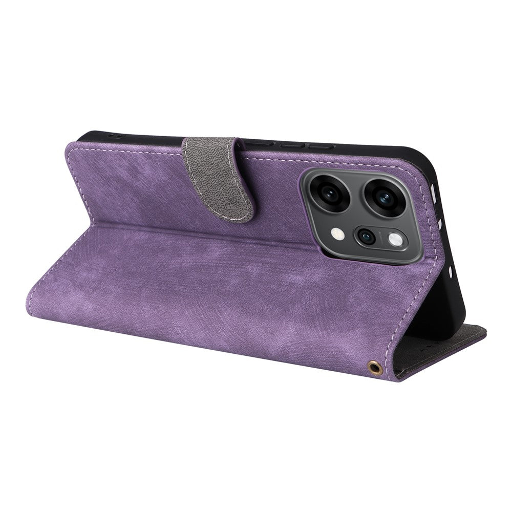 For Oppo Reno14 Pro 5G (Global) Case Wallet RFID Blocking PU Leather Phone Cover Stand with Strap
