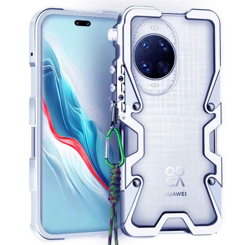 Huawei Nova 14 Ultra 5G Bumper Fodral Aluminiumlegering Metall mobilskal med Rem