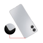 Til Samsung Galaxy A08 5G / A08 4G / A07 4G Bagcover Ultratyndt Fleksibelt TPU Gennemsigtigt Telefoncover