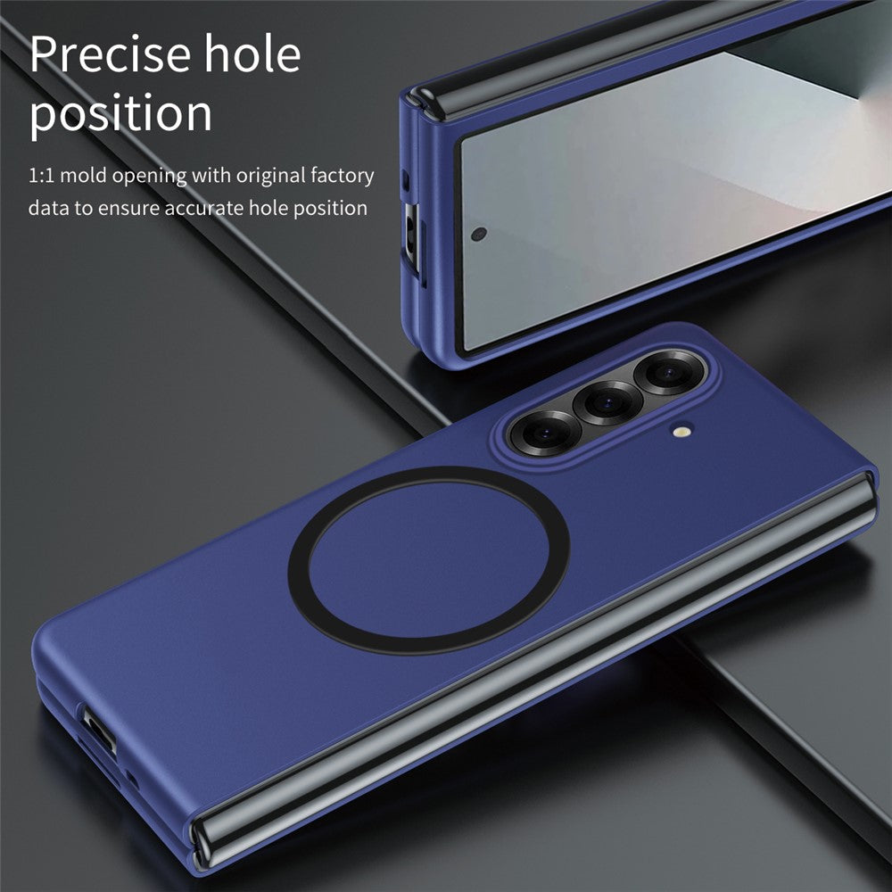 For Samsung Galaxy Z Fold7 5G Magnetic Case Skin-Touch Matte Hard PC Phone Cover