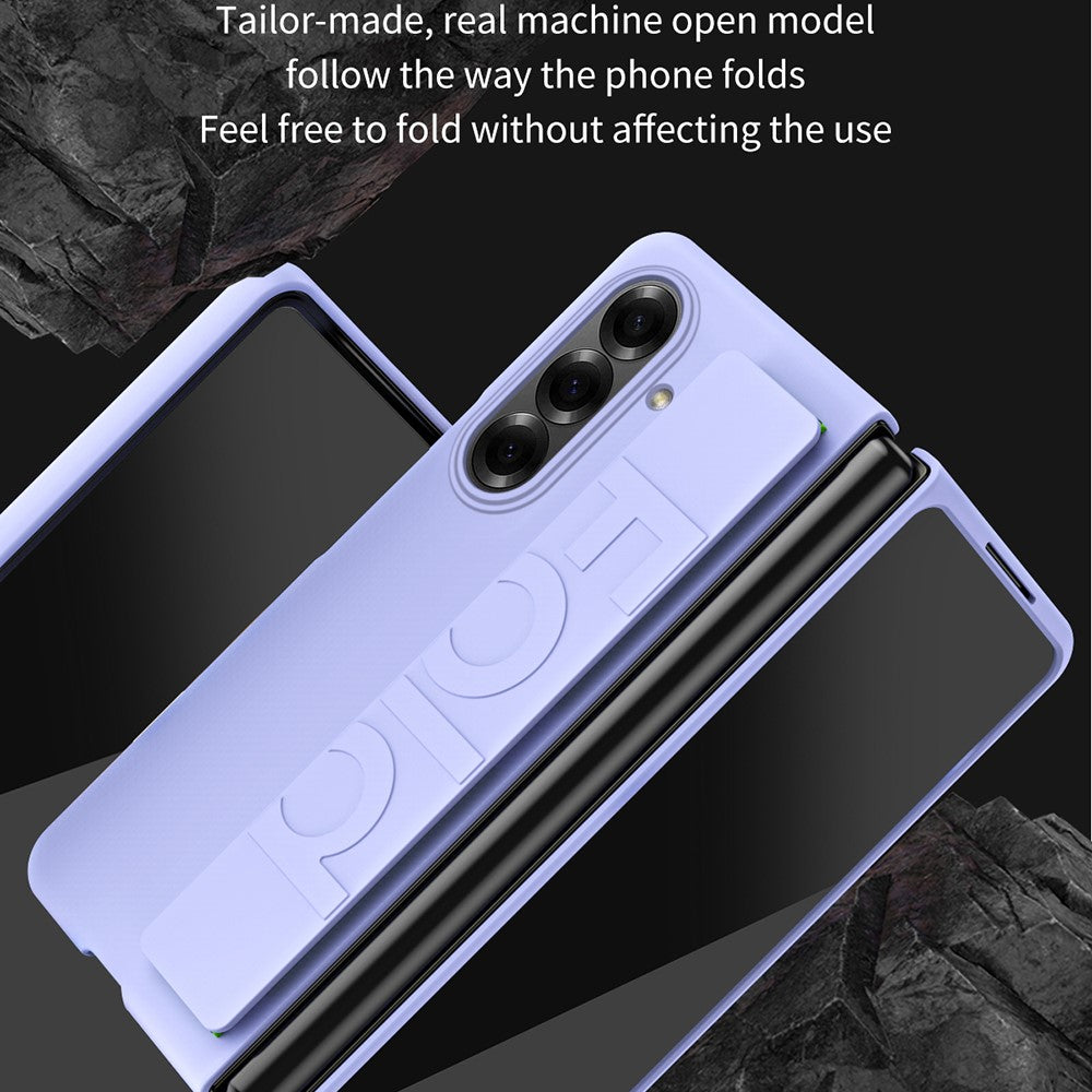Til Samsung Galaxy Z Fold7 5G Etui Armbånd Gummibelagt Hårdt PC Telefoncover -