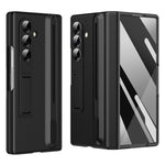 Til Samsung Galaxy Z Fold7 5G telefoncover med støttefod, skærmbeskytter i hærdet glas og styluspen