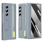 Til Samsung Galaxy Z Fold7 5G telefoncover med støttefod, skærmbeskytter i hærdet glas og styluspen