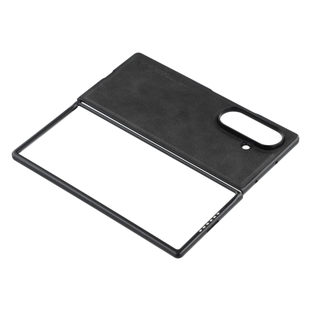 X-LEVEL Bojue-3 Series For Samsung Galaxy Z Fold7 5G Case Leather Coated PC+TPU Phone Back Cover