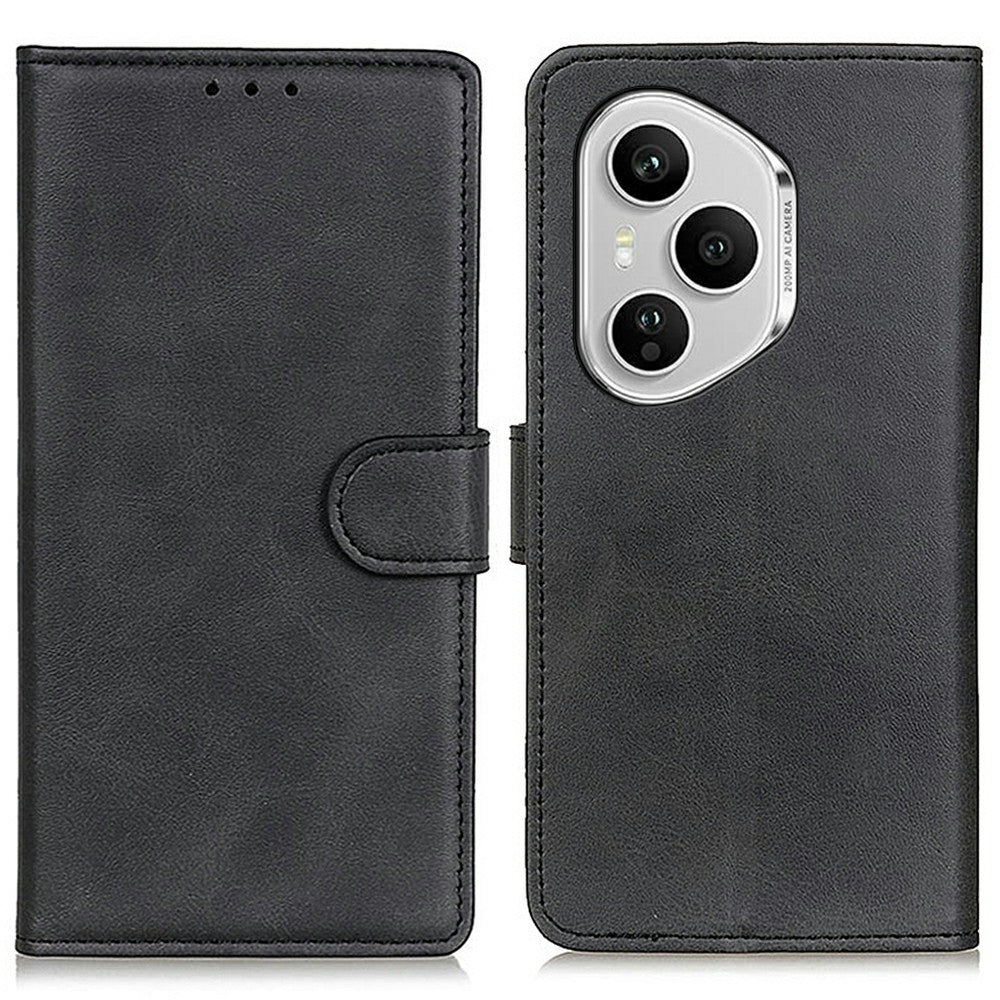 For Honor 400 Pro 5G (Global) Case Cowhide Texture Leather Wallet Stand Phone Cover
