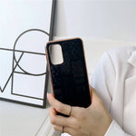 For Samsung Galaxy A73 5G Mahjong Texture Cell Phone Shell Cover Nano Electroplating Genuine Cowhide Leather+PC+TPU Anti-scratch Phone Case