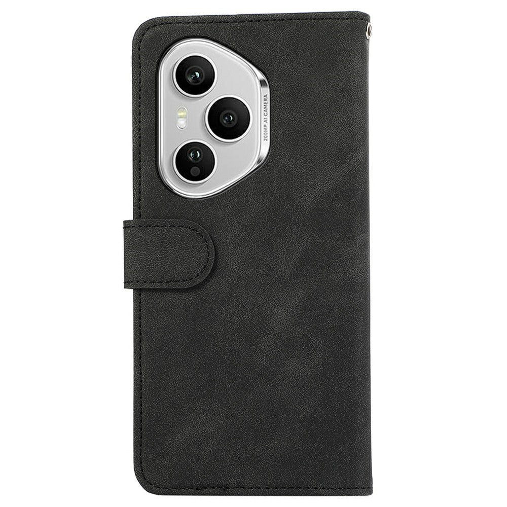 ABEEL For Honor 400 Pro 5G (Global) Case Color Splicing Leather Flip Phone Cover RFID Blocking
