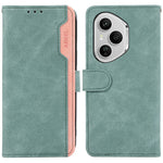 ABEEL For Honor 400 Pro 5G (Global) Case Color Splicing Leather Flip Phone Cover RFID Blocking