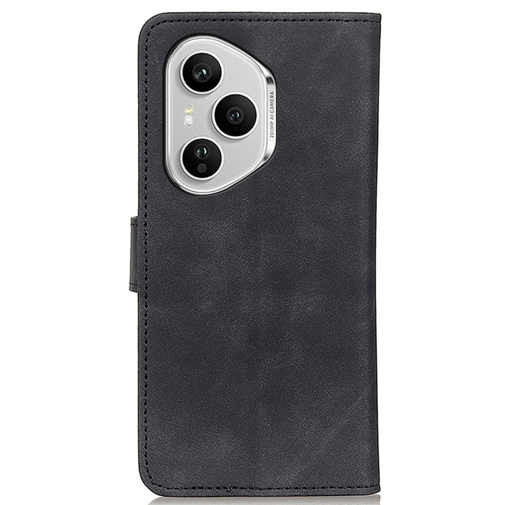 KHAZNEH For Honor 400 Pro 5G (Global) Case PU Leather Retro Texture Phone Cover