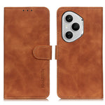 KHAZNEH For Honor 400 Pro 5G (Global) Case PU Leather Retro Texture Phone Cover