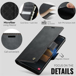 CASEME 033-serien för Samsung Galaxy Note20 Ultra 5G / Note20 Ultra-skal RFID-blockerande plånboksfodral i läder med kalvstruktur