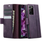 CASEME 033 Series til Samsung Galaxy Note20 Ultra 5G / Note20 Ultra Etui RFID Blokerende Pung Stand Kalve Tekstur Læder Telefon Cover
