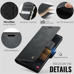 CASEME 033 Series For Samsung Galaxy Note10+ 5G  /  4G Case RFID Blocking Wallet Stand Calf Texture Leather Phone Cover