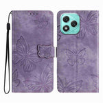Honor 400 Lite 5G Cover Sommerfugledesign Flip Wallet Læder Telefonetui Skin-Touch
