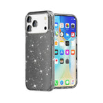 For iPhone 17 Pro Max Case Sparkly Powder Glitter Shiny Soft TPU + Hard PC Back Cover