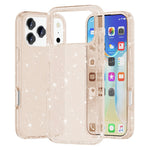 For iPhone 17 Pro Max Case Sparkly Powder Glitter Shiny Soft TPU + Hard PC Back Cover