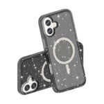 Til iPhone 17 Cover Kompatibel med MagSafe Glitter Pulver PC + TPU Telefon Cover