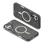 Til iPhone 17 Cover Kompatibel med MagSafe Glitter Pulver PC + TPU Telefon Cover