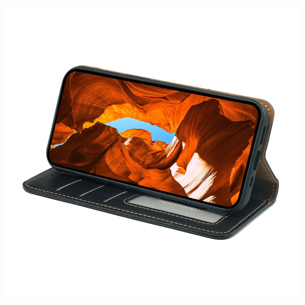 For Honor 400 Pro 5G (Global) Case Wallet RFID Blocking Leather Phone Cover Strong Magnetic Closure