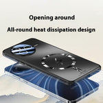 Magnetisk cover i mat PC + TPU med varmeafledning til Xiaomi Redmi K80 5G / Poco F7 Pro 5G