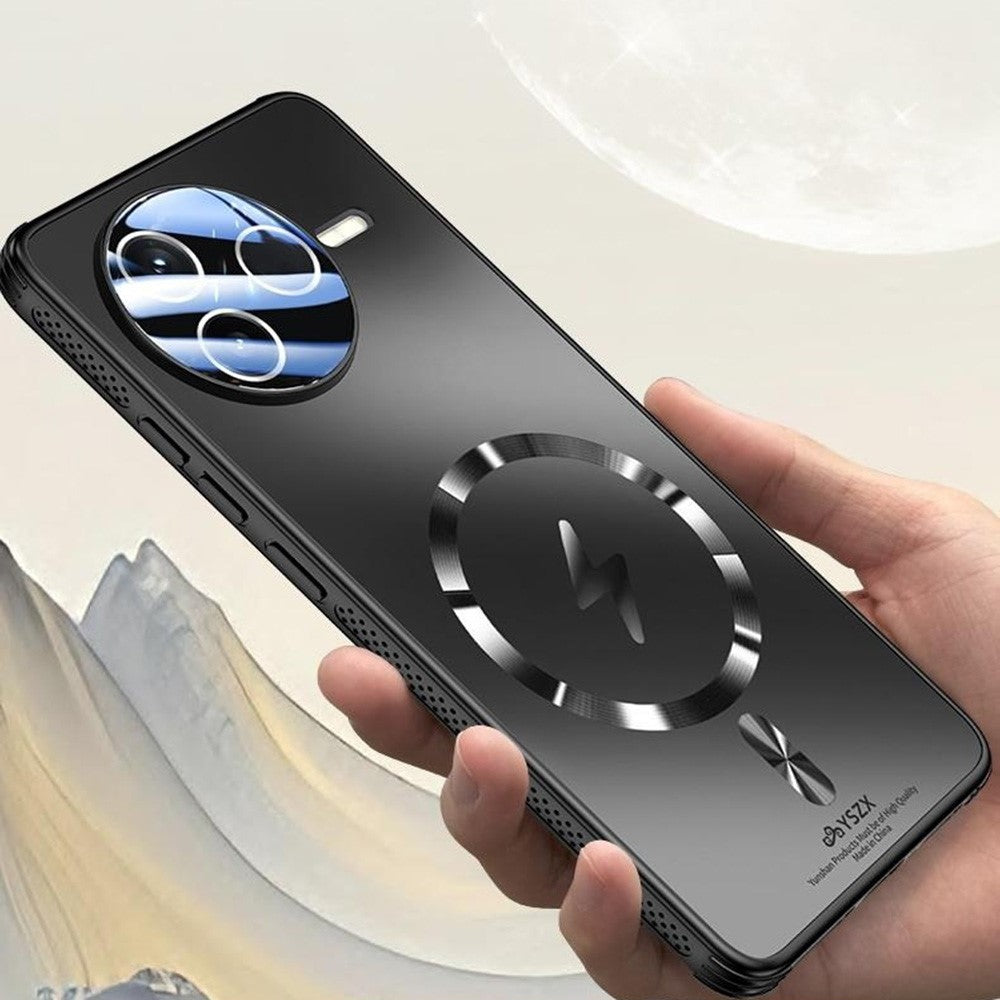 Magnetisk cover i mat PC + TPU med varmeafledning til Xiaomi Redmi K80 5G / Poco F7 Pro 5G