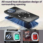 Magnetisk cover i mat PC + TPU med varmeafledning til Xiaomi Redmi K80 5G / Poco F7 Pro 5G