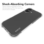 ENKAY HAT PRINCE For iPhone 17 Clear Phone Case   Shockproof Anti-slip TPU Cover