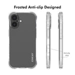 ENKAY HAT PRINCE For iPhone 17 Clear Phone Case   Shockproof Anti-slip TPU Cover