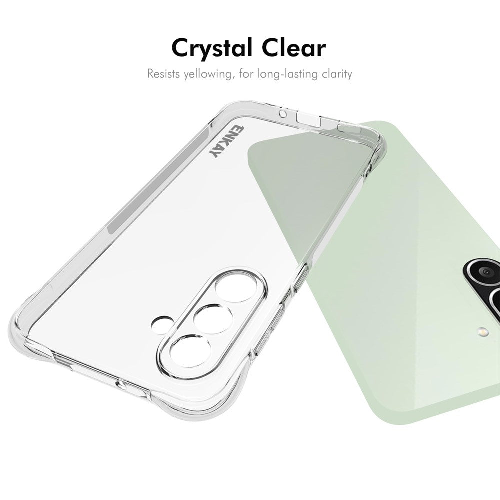 ENKAY HAT PRINCE For Samsung Galaxy M56 5G Clear Phone Case   Shockproof Anti-slip TPU Cover