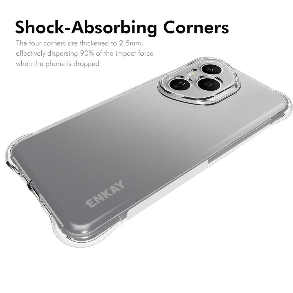 ENKAY HAT PRINCE For Honor 400 Pro 5G (Global) Clear Phone Case   Shockproof Anti-slip TPU Cover