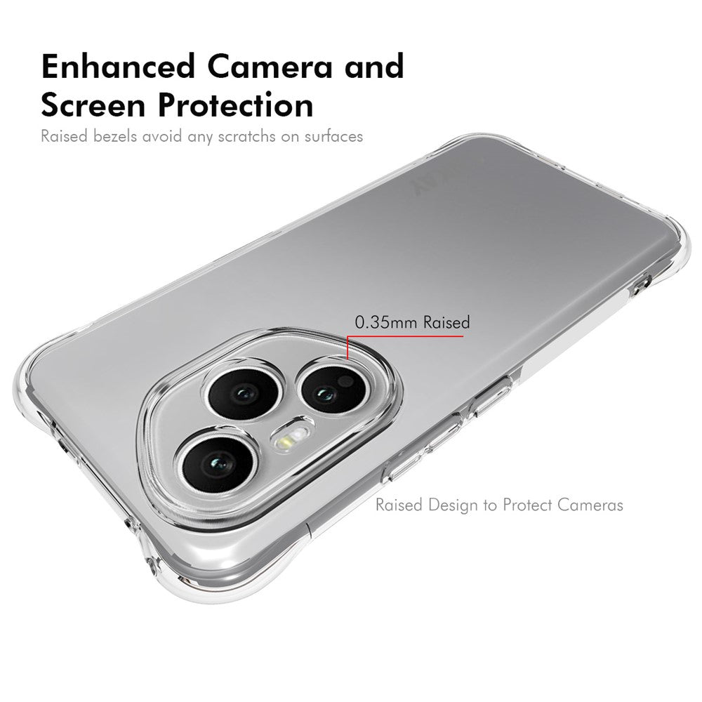 ENKAY HAT PRINCE For Honor 400 Pro 5G (Global) Clear Phone Case   Shockproof Anti-slip TPU Cover